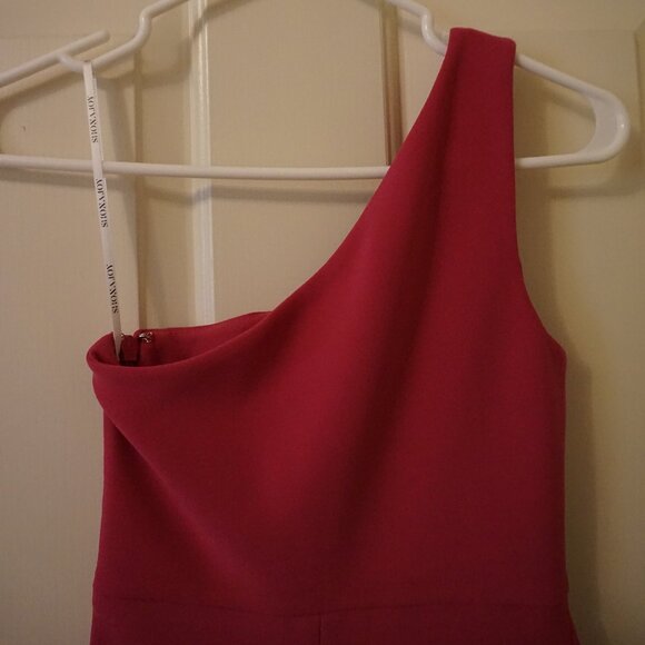 Shona Joy Pink One Shoulder Dress Size 2 (fits XS) - Picture 7 of 7